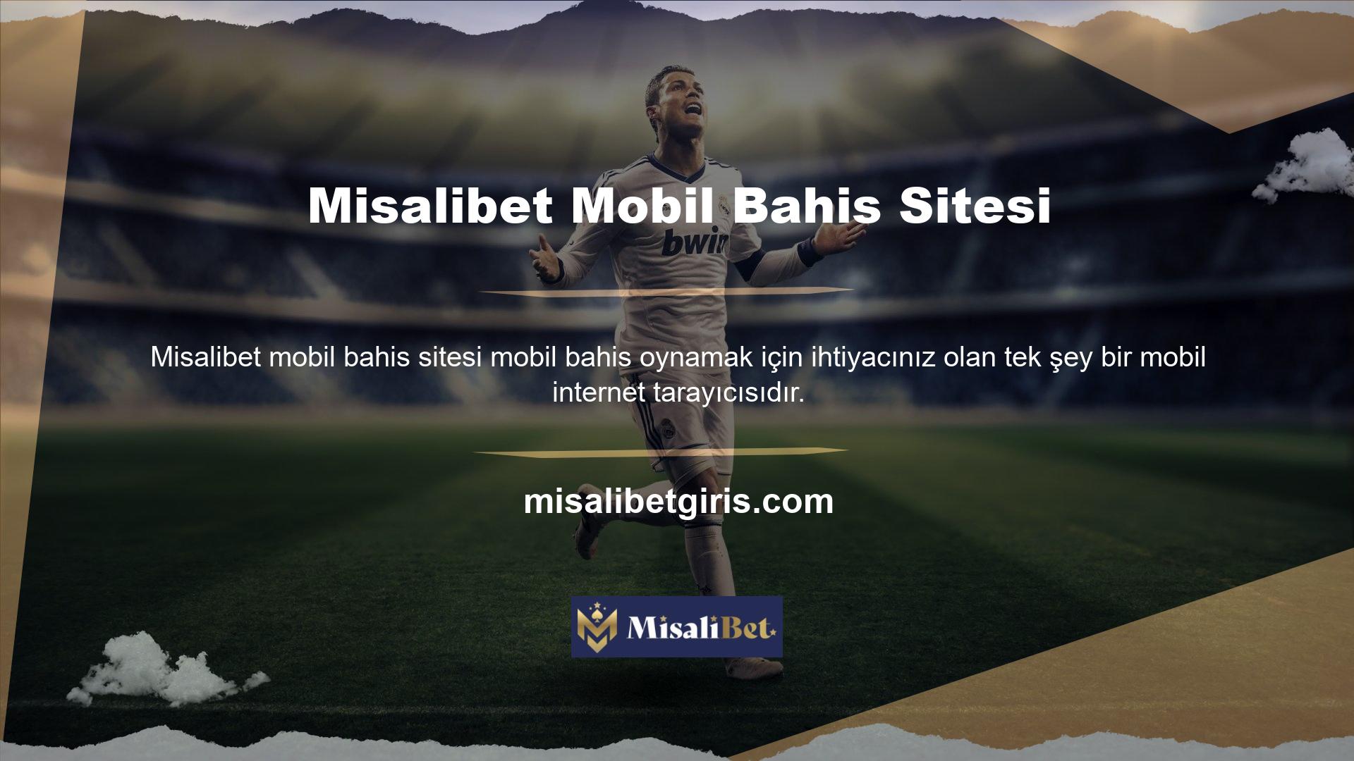 Misalibet mobile'ı kullanmakla ilgileniyorsanız, web tarayıcınızda sitenin adını aramanız yeterlidir